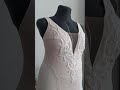 Wedding dress with Celtic beaded motifs #shorts