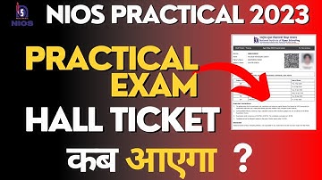 nios practical exam hall ticket october 2023 | nios latest updates |how to download hall ticket 2023