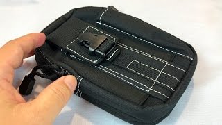 Compact Tactical Molle EDC Waist Pack Belt Pouch Review