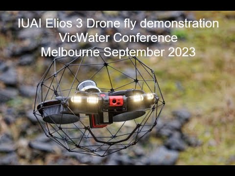 2023 September VicWater Conference Elios 3 Drone demonstration