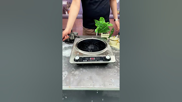I poured water on the induction cooker panel, and it still worked normally! Is this waterproof.