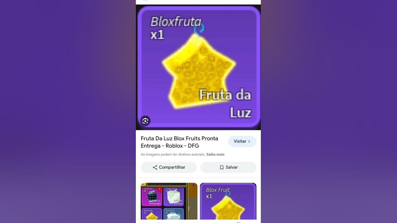 Fruta Da Luz Blox Fruits Pronta Entrega - Roblox - DFG