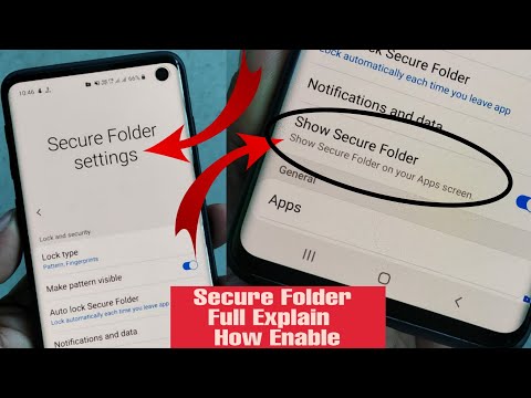 What is Secure Folder ? How Enable All Samsung Devices || Full Explain with detail
