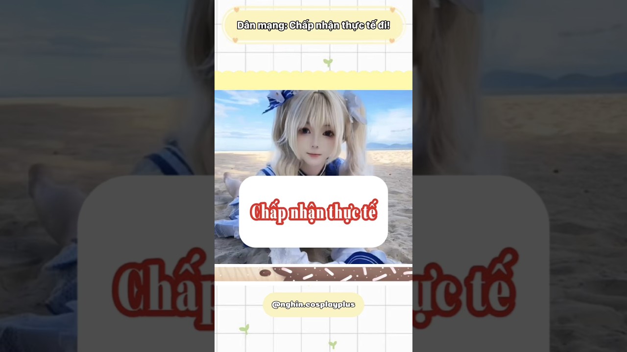 Chấp nhận thực tế #cosplay #cosplayer #barbara #gesnhinimpact #shorts
