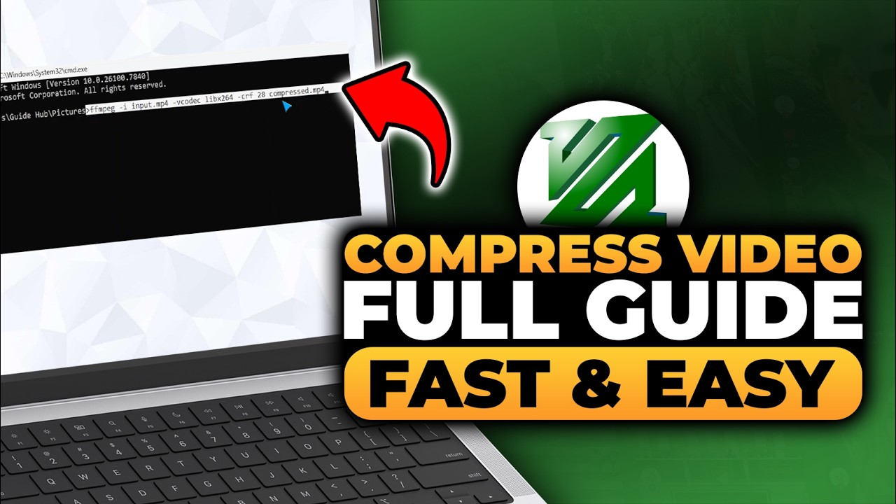 How To Use FFmpeg To Compress Video (FAST & EASY) | 100% WORKS | NO ...