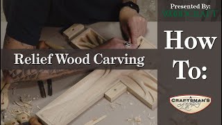 What a relief!  Wood carving for beginners | Woodcraft 101