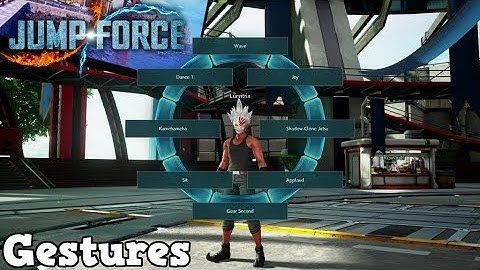 Jump Force (Open Beta) - Available Gestures