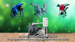 3A Bran Making Machine 7,5Kw Bran Crushing Machine 3A Machinery