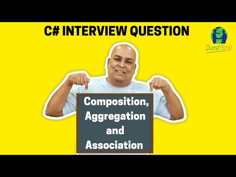 6 C# Interview Questions around Aggregation , Composition and Association ?