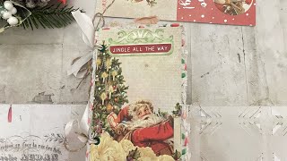 4x6 Christmas Journal #christmasjournal #decemberdaily #junkjournal @brownbabycraftaholic