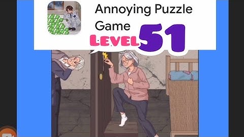 Annoying puzzle game level 51 help the elderly couple get married #tricky puzzle  #youtube#gameplay