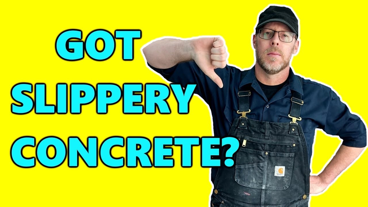 How Do You Make Concrete Less Slippery YouTube How Do You Make Concrete Less Slippery YouTube