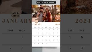 2024 Printable Calendar Template #printablecalendar2024 #calendartemplate #printablemonthlycalendar