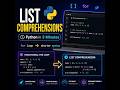 Python List Comprehensions Explained