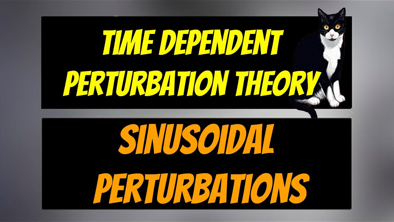 Теория возмущений первого порядка, зависящая от времени: синусоидальные возмущения