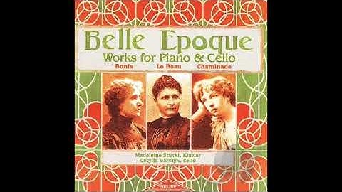Belle Epoque 01 Chaminade Sommeil d'Enfant  (Andante)