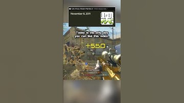 MW3 released 14 years ago today.. #callofduty #shorts