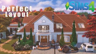 Large Family House 🏡 Perfect Layout (no CC) THE SIMS 4 | Stop Motion