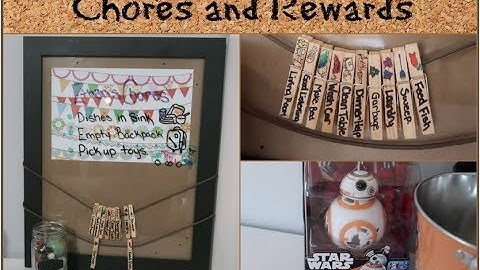 Chores and Reward System for a 5 year old