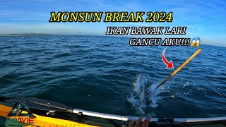 TRIP PERTAMA DI LAUT ON IB 2024 (MONSUN BREAK) INFLATABLE BOAT FISHING MALAYSIA VLOG [013]