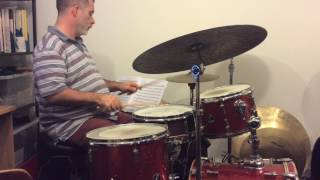 Flam Stomp From Charles Wilcoxon's Modern Rudimental Swing Solos