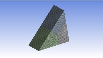 How to create Structured Meshing of Triangular Shapes- ANSYS Meshing