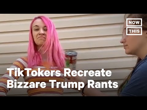 TikTokers Hilariously Recreate Trump's Rants | NowThis
