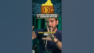 Forma mais SEGURA para GUARDAR BITCOIN | Bruno Perini
