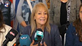 Carolina Cosse visitó Paysandú en el marco de la campaña hacia las elecciones internas