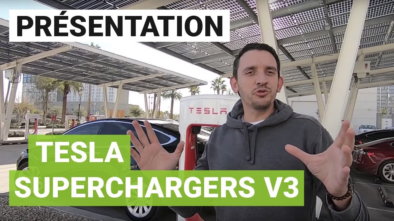 Tesla Supercharger V3 : l'incroyable station de recharge de Las Vegas ...