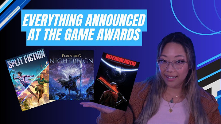Everything Announced at The Game Awards