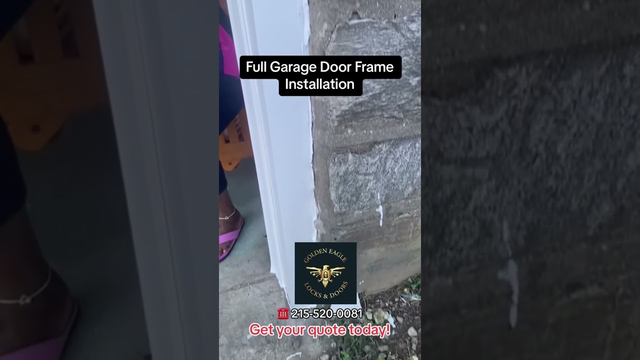 Garage Door Frame Installation! 