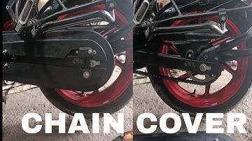 how to install chain cover in your bike | modified tvs apache rtr 160 4v | tvs apache rtr 160 4v |
