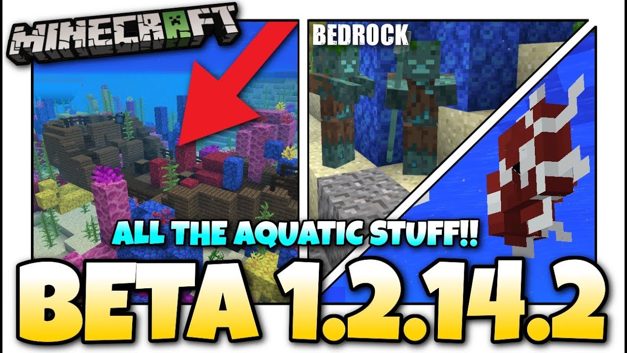 Minecraft - 1.13 BETA OUT NOW ! More Update Aquatic / Change Log - MCPE ...
