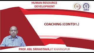 Lecture 22 : Coaching (Contd.)