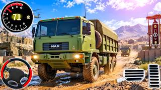 Army Truck Transport Offroad Simulator - US Cargo Vehicle Driving Mountain 3D - Android GamePlay screenshot 3