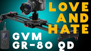 GVM GR 80QD motor slider camera slider review MicAndCam english screenshot 1