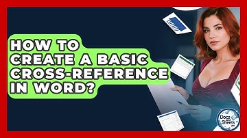 How To Create A Basic Cross-reference In Word? - Docs and Sheets Pro