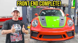 MY PORSCHE GT3 FRONT END IS COMPLETE!