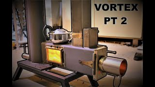 Vortex Rocket Stove Pt 2