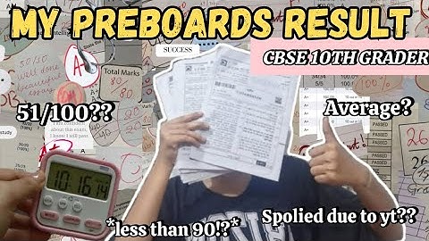 Disappointing pre board result of 10th grader 😭🥀  || as a CBSE 10th grader || class 10 result ||