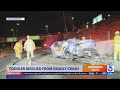 Man rescues toddler from deadly crash on 101 Freeway in East Hollywood