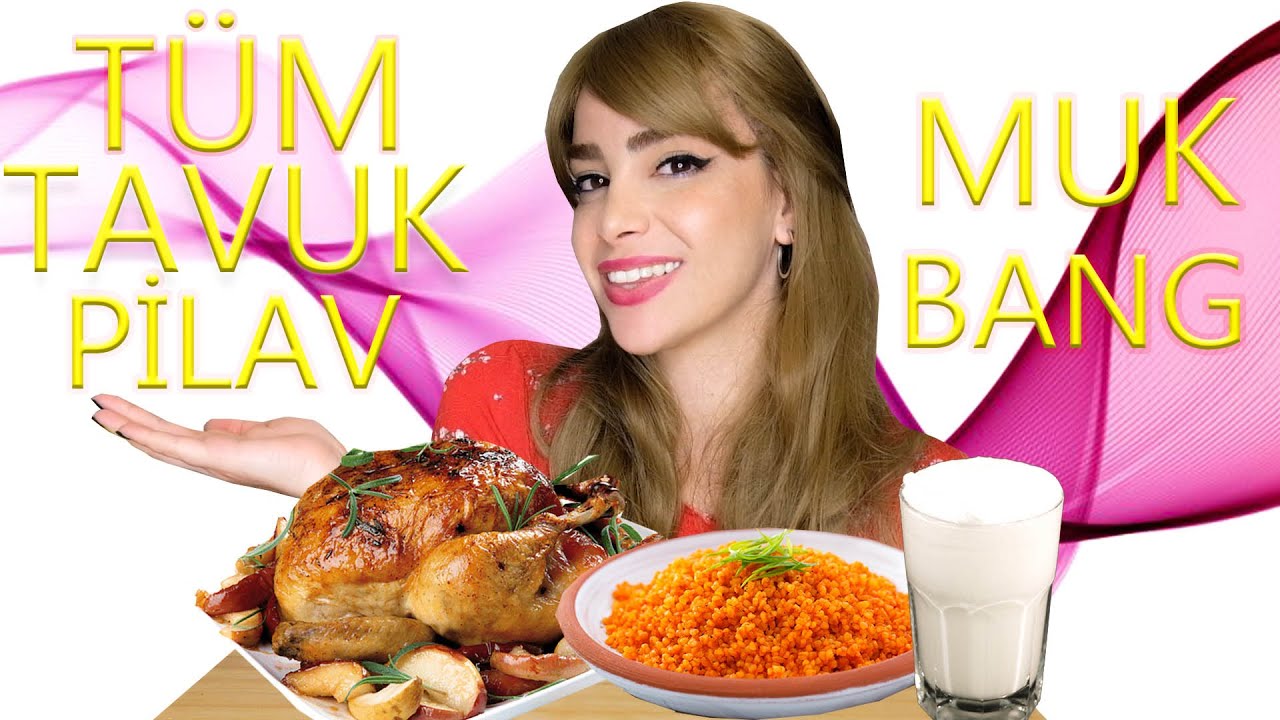 NAR GİBİ KIZARMIŞ TAVUK PİLAV MUKBANG TÜRKÇE |MİSTİK GÜÇLER