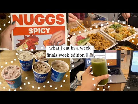 what i eat in a week: finals edition || ucsc senior diaries