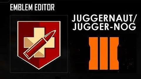 Black Ops 3-Juggernog/Juggernaut Emblem Tutorial