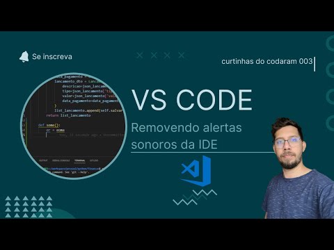 Remover som do VSCode - Curtinhas do codaram 003
