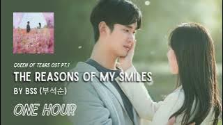 The Reasons of My Smiles by BSS (부석순) | One Hour Loop | Queen Of Tears OST pt.1 |Grugroove🎶