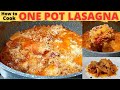 One pot lasagna  no oven lasagna recipe  one pot recipe  lasagna in a pot  no bake lasagna