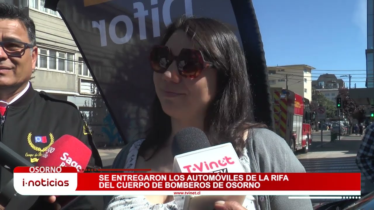 Se entregaron los automóviles de a rifa del Cuerpo de Bomberos de Osorno.