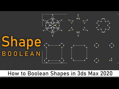 Shape Boolean In 3ds Max 2020 | Advanced Spline Trick | 3ds Max Tutorial | CG Deep